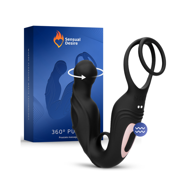 360º Pulse – Prostaat Stimulator met Penisringen