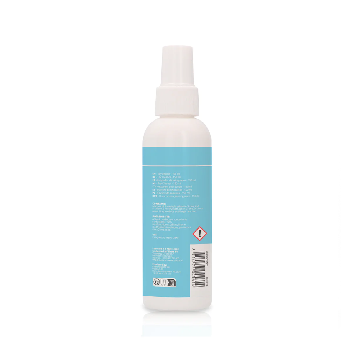 Loveline – Toycleaner 150ml van Sensual Desire – foto 2